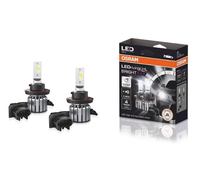 АВТОМОБИЛНА LED ЛАМПА 9008DWBRT H13(9008) LED 10/15W 12V P26.4T BOX2 OSRAM