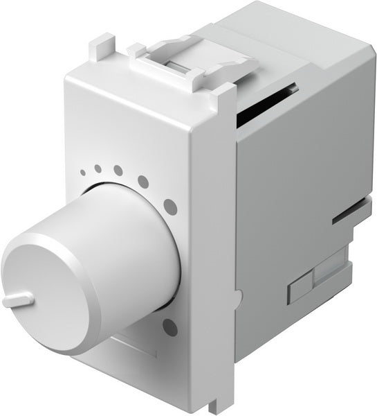 Димер ротативен R=0-180W LED=0-180VA 1 мод. цвят Бял гланц Modul TEM, EM14PW