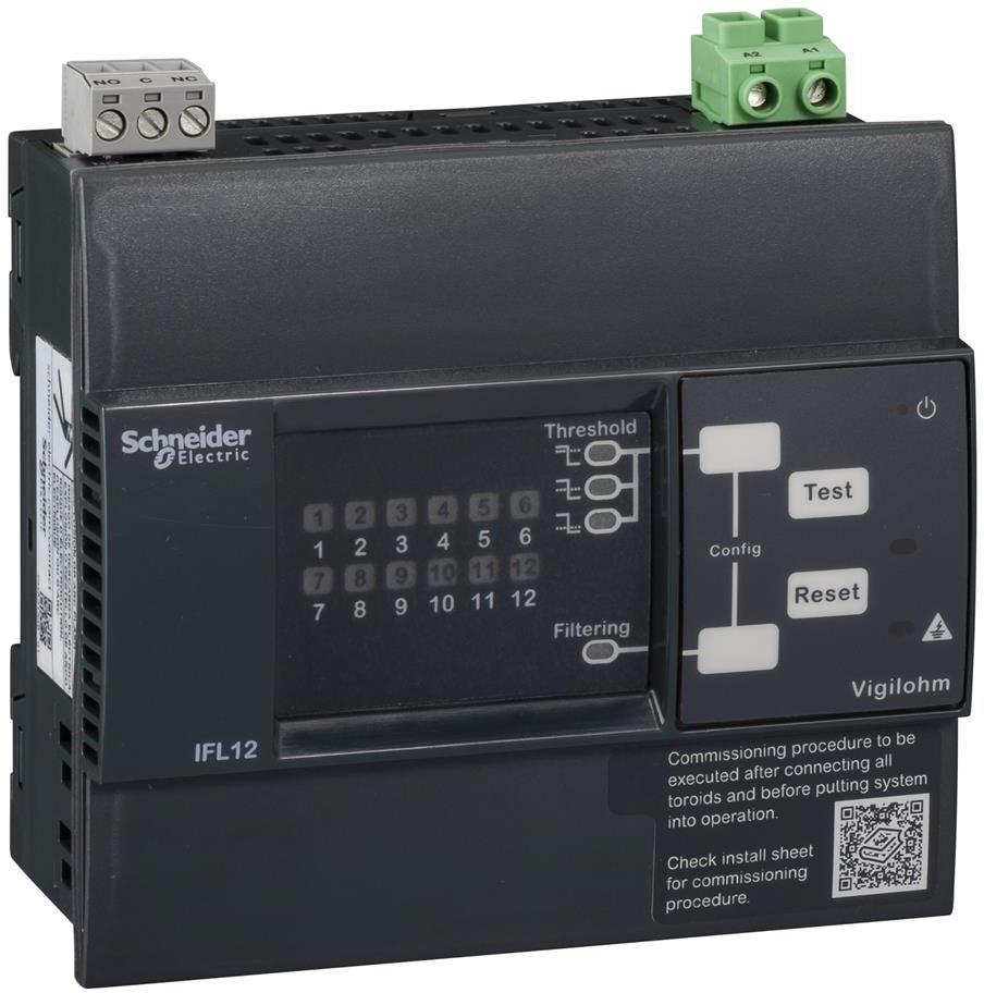 Реле за контрол на изолация Vigilohm 12 канала SE, SCHNEIDER ELECTRIC НИСКО НАПРЕЖЕНИЕ, IMDIFL12