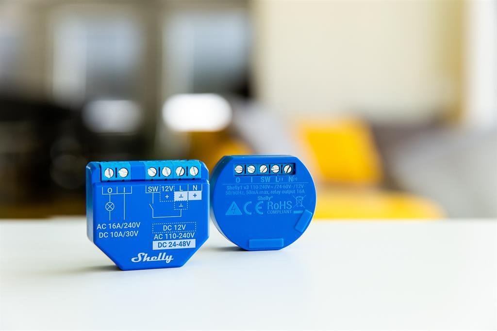 Микромодул Smart реле 1х On/Off 16A изисква неутрала Shelly Plus 1 - 265000