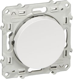 Бутон 10А цвят Бял Odace SE /до изчерпване/, SCHNEIDER ELECTRIC, S520206