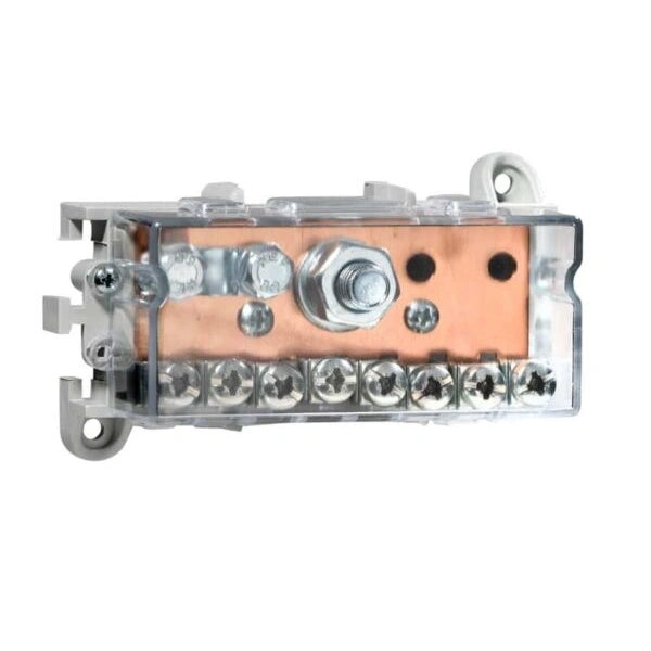 Клема разпределителна за DIN шина 400v AC  250A 110х70х50  5104 – Атра
