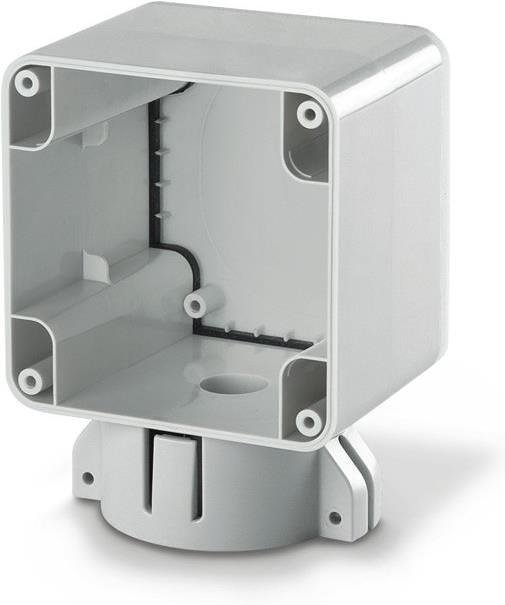 Единична кутия за монтаж върху тръба ф95мм (95x95), Protecta IP66, Scame-137.131