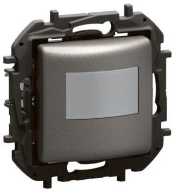 Датчик за движение PIR, 170°, обхват 8m @ h=1.2m, LED ≤ 100W, без неутрала, цвят Сив Niloe New Legrand, LEGRAND, NP2512MG