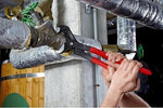 Клещи раздвижени Cobra, червена ръкохватка 560мм, Knipex - K8701560