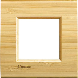 Рамка 2 мод правоъгълна Bamboo LL Bticino /до изчерпване/, BTICINO, LNA4802LBA