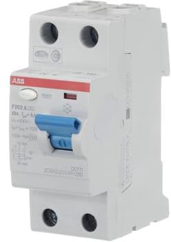 ДТЗ 2P 25А 30mА серия F202 тип A ABB, 2CSF202101R1250