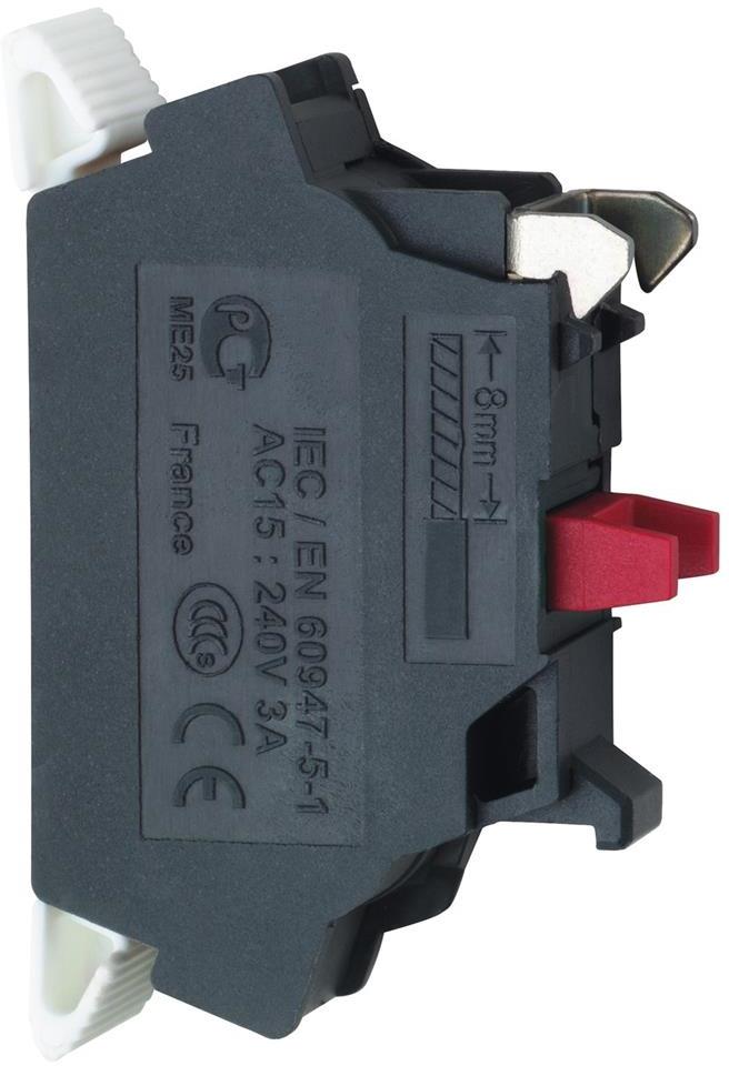 Контактен блок 1NC автоматични клеми Ø22mm SE, SCHNEIDER ELECTRIC НИСКО НАПРЕЖЕНИЕ, ZBE1025