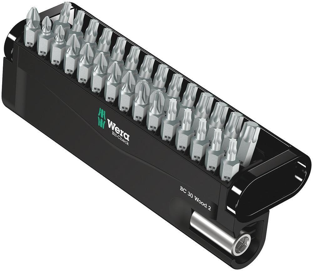 Комплект 29х бита и държач 899/4/1, Bit-Check 30 Wood Wera - W057432