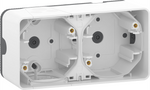 Конзола двойна хоризонтална IP55 цвят Бял Mureva SE, SCHNEIDER ELECTRIC, MUR39914