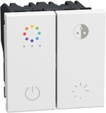 Димер бутонен DALI RGB 2 мод. цвят Бял Light Now Bticino, BTICINO, YW4417