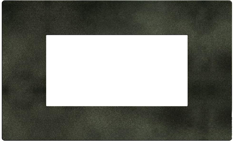 Рамка 4 мод. цвят Зелен меланж (Dark Green) Light Now Bticino, BTICINO, YA4804DG
