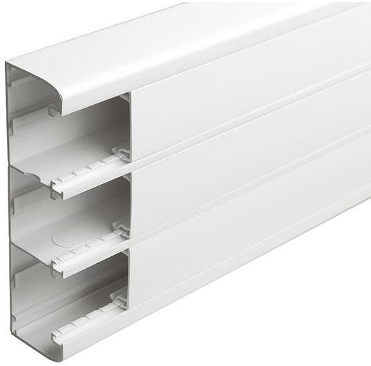 Кабелен PVC канал 50х180мм /8м/ 3 секции к-т с капаци 45мм DLP Legrand, LEGRAND, 75606