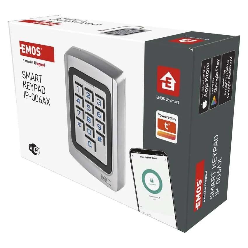 Самостоятелен четец с клавиатура за контрол на достъп IP-006AX Wi-Fi GoSmart EMOS