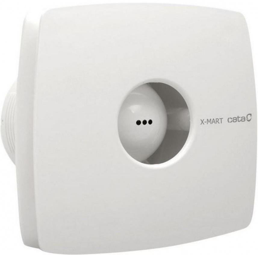 Вентилатор X-MART12T TIMER ф120мм, цвят Бял, 190м3/ч, 20W, 40dB с таймер, комплект с клапа CATA - C01021000