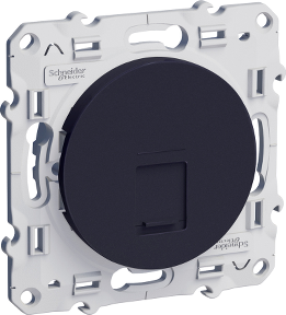 Компютърна розетка RJ45 UTP cat.5e цвят Антрацит Odace SE /до изчерпване/, SCHNEIDER ELECTRIC, S540471