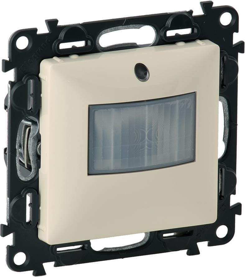 Датчик за движение PIR, 120°, обхват 8m @ h=1.2m, LED ≤ 100W, без неутрала, цвят крем Valena Life Legrand, LEGRAND, 752270A