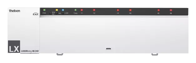 Актуатор циркулационна помпа H6-24V 6x 0…10Vdc 16DIN LUXORliving Theben, KNX, 4800441