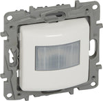 Датчик за движение PIR, 170°, обхват 8m @ h=1.2m, LED ≤ 100W, без неутрала, цвят бял Niloe Legrand, LEGRAND, 764583A