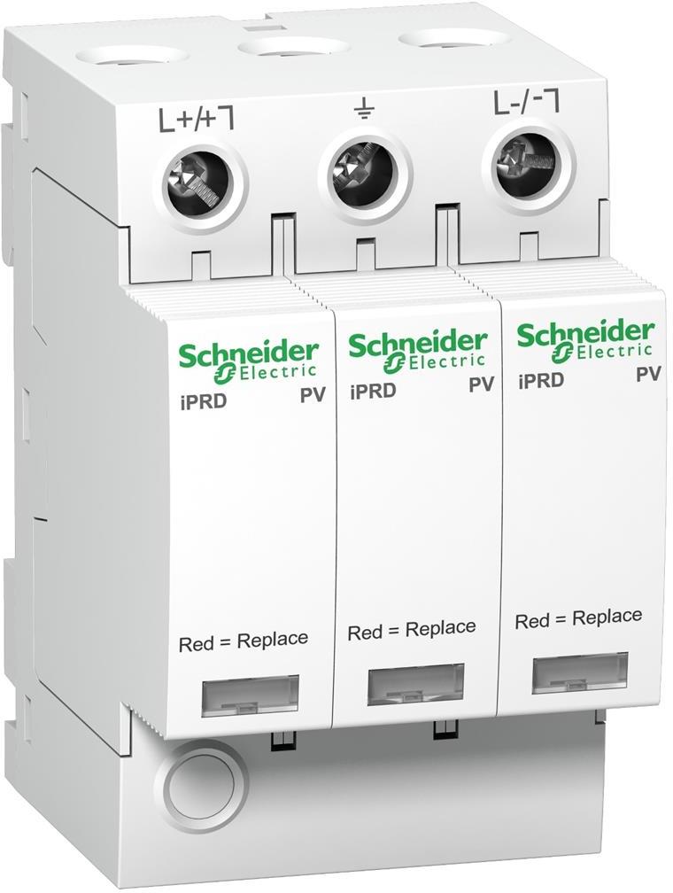 Катоден отводител PV Acti 9 iPRD-DC 40kA 1000V= 2P с индикация SE, SCHNEIDER ELECTRIC НИСКО НАПРЕЖЕНИЕ, A9L40281