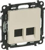 Розетка 2xRJ45 cat.5e UTP цвят крем Valena Life Legrand, LEGRAND, 753241