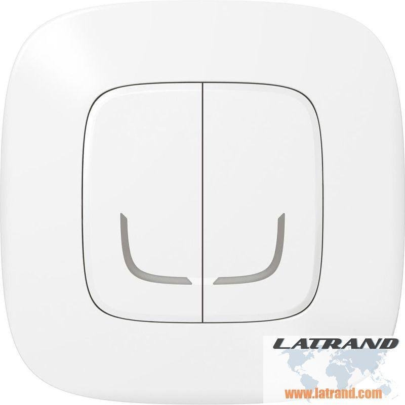 Сериен ключ БЕЗжичен Smart Valena Allure Бял с рамка Legrand с Netatmo - 752587