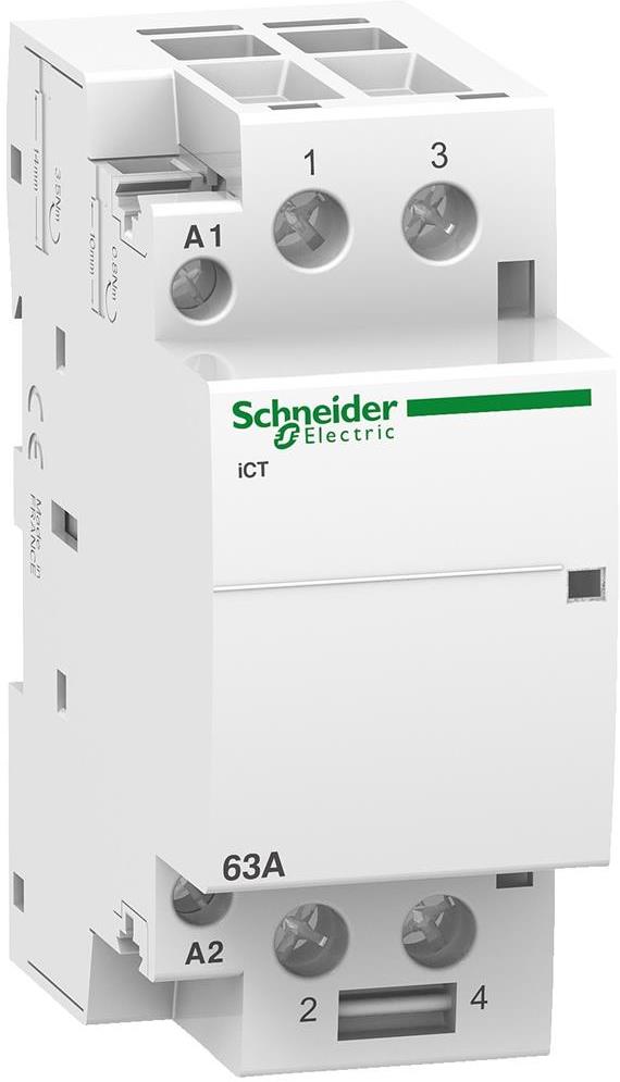 Модулен контактор Acti 9 iCT 63A 2NO 230…240Vac 2 мод. SE, SCHNEIDER ELECTRIC НИСКО НАПРЕЖЕНИЕ, A9C20862