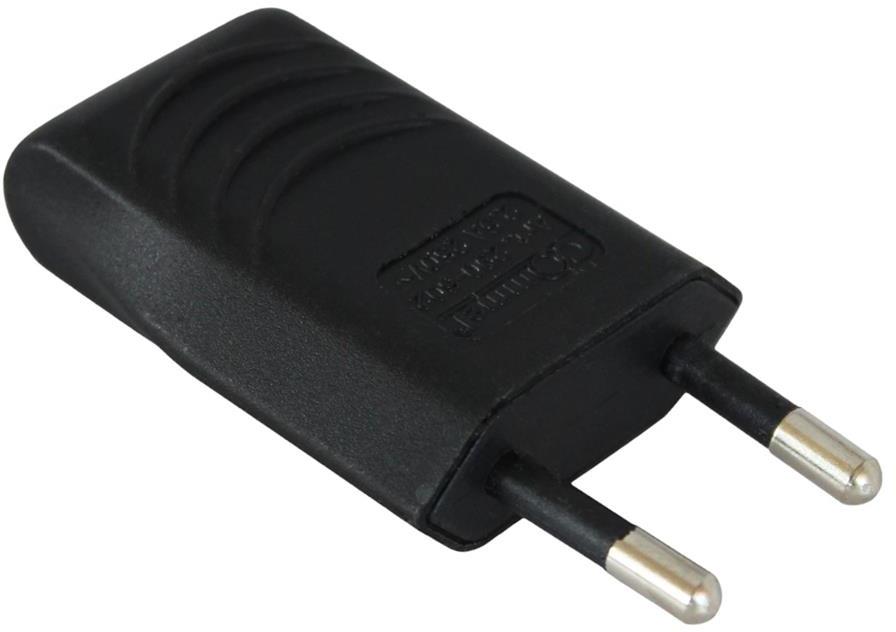 Щепсел ЕВРО черен 2.5A 2P IP20 Commel, COMMEL, C290-602