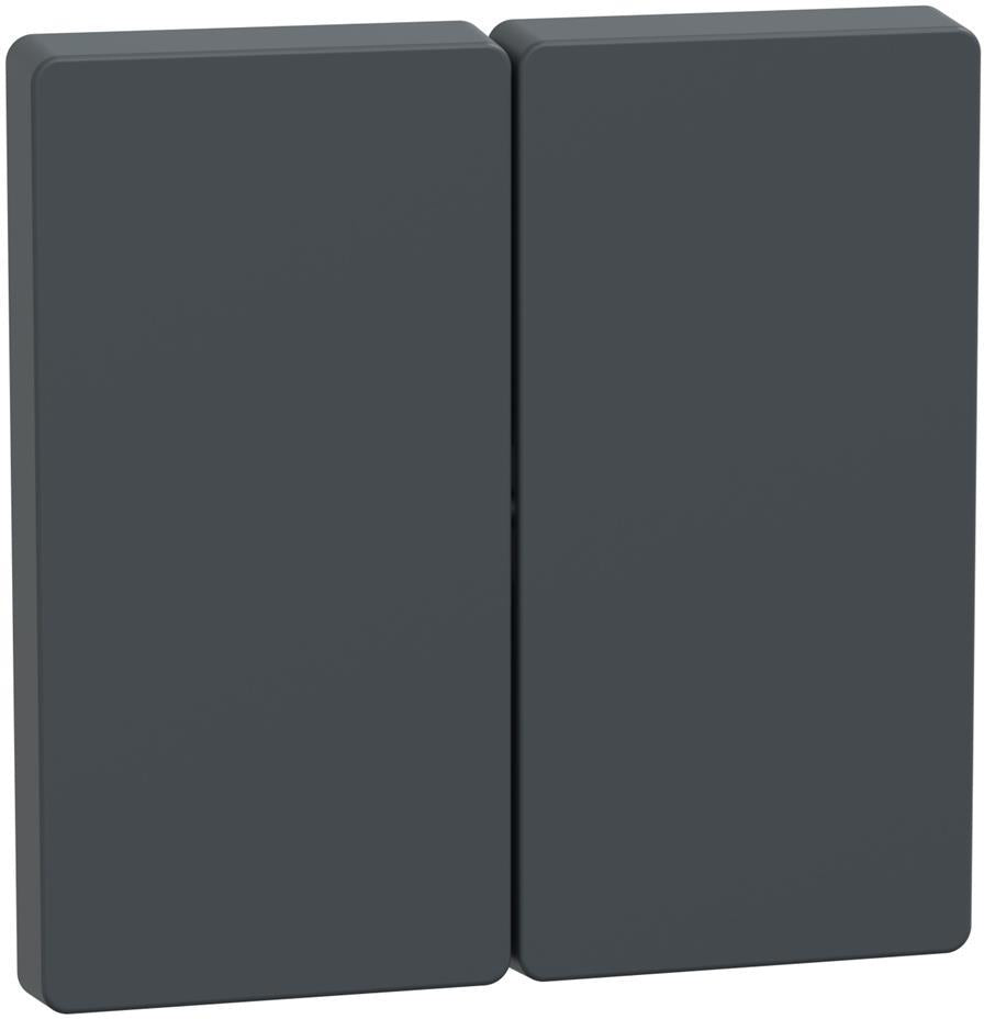 Лицев панел за сериен ключ/бутон цвят Антрацит System Design Merten SE, SCHNEIDER ELECTRIC, MEG3400-6034