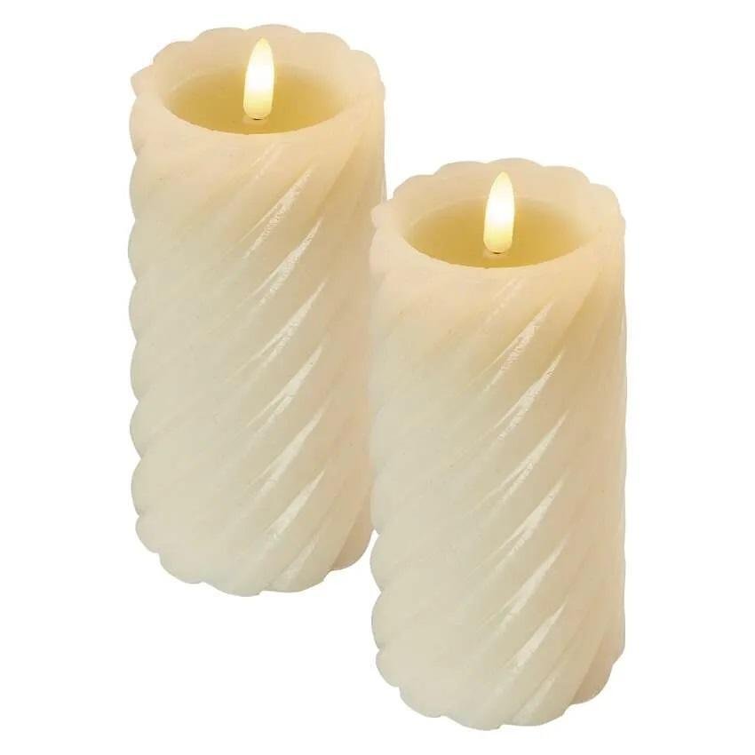 Декорация свещ 17х7.5см LED топла светлина 2 бр. IP20 с батерии CANDLES EMOS - DCCV17