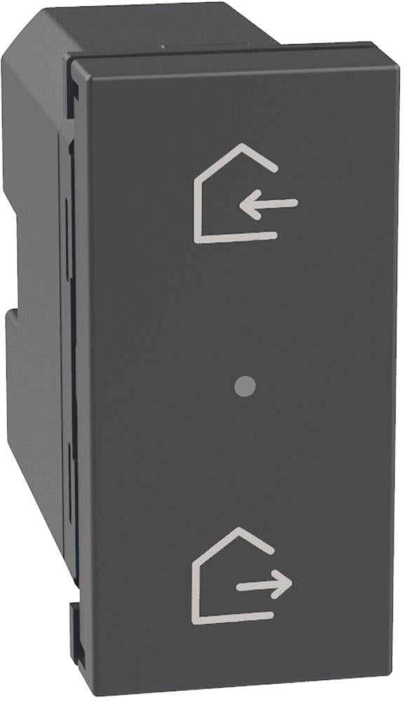 Сценариен ключ "Излизам/Прибирам се" БЕЗжичен 1 мод. Smart с Netatmo цвят Графит Light Now Bticino, NETATMO с LEGRAND & BTICINO, YD4570CWI