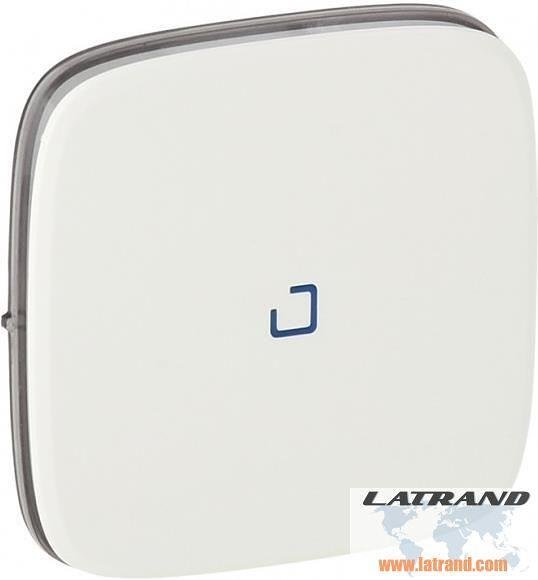 Лицев панел за ключ/бутон с индикация цвят Бял Valena Allure Legrand - 755085