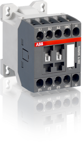 Контактор AS09-30-10 3P 4kW (9A AC-3) 1NO 24V 50/60Hz ABB, 1SBL101001R2010