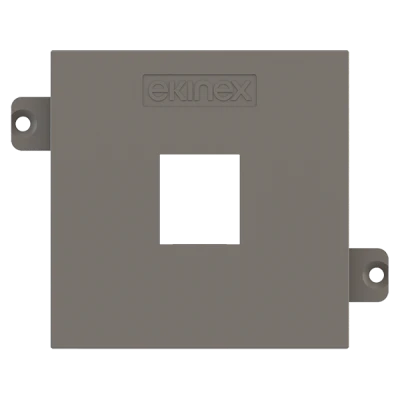 Лицев панел за 1х RJ45 Keystone 55x55 Fenix Grey London EKINEX, EK-KSC-1K-FGL
