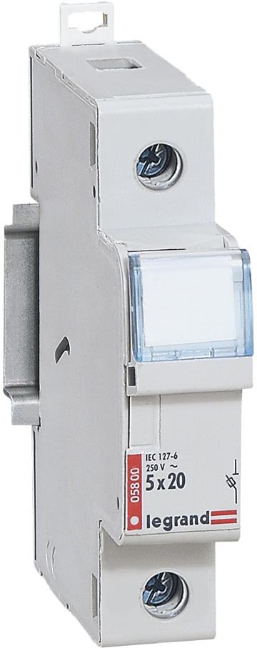 Разединител стопяем предпазител 1P 5X20 mm 1мод. Legrand, LEGRAND НИСКО НАПРЕЖЕНИЕ, 5800