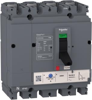 Автомат CVS250B 4P 200А TM 25kA регулируем (In x 0.7...1) SE, SCHNEIDER ELECTRIC НИСКО НАПРЕЖЕНИЕ, LV525322