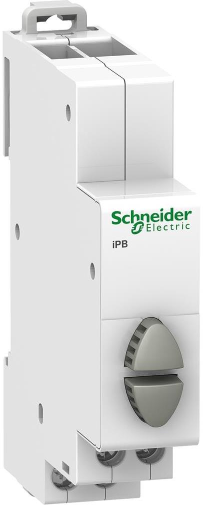 Модулен бутон двоен Acti 9 iPB 1NO-1NO сив/сив SE, SCHNEIDER ELECTRIC НИСКО НАПРЕЖЕНИЕ, A9E18035