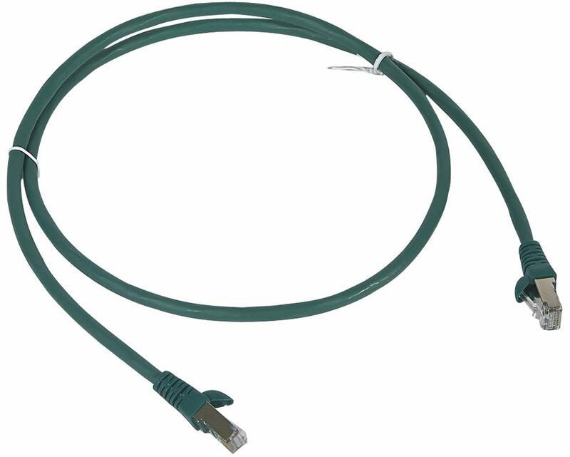 Корда Cat.6 F/UTP LSZH зелена – 1m LCS3 Legrand, LEGRAND, 51850