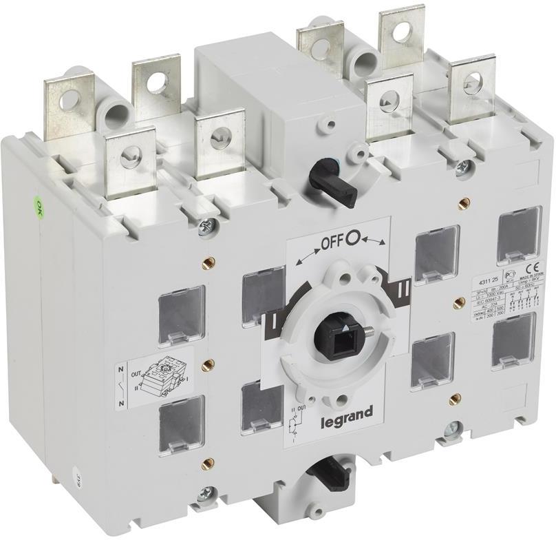 Разединител DCX-M 200А 4P I-0-II без ръкохватка Legrand, LEGRAND НИСКО НАПРЕЖЕНИЕ, 431125