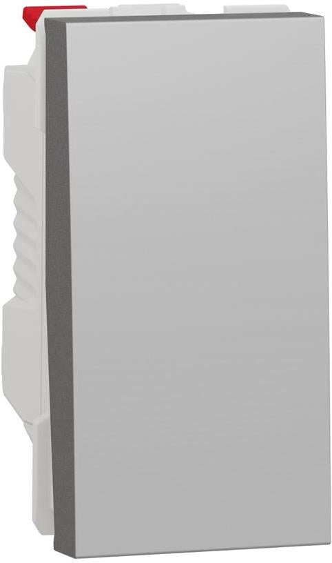 Еднополюсен ключ 1 мод. цвят Алуминий Unica SE, SCHNEIDER ELECTRIC, NU310130