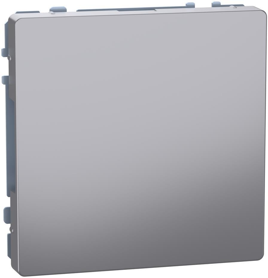 Празен модул с лицев панел цвят Неръждаема стомана System Design Merten SE, SCHNEIDER ELECTRIC, MEG4075-6036