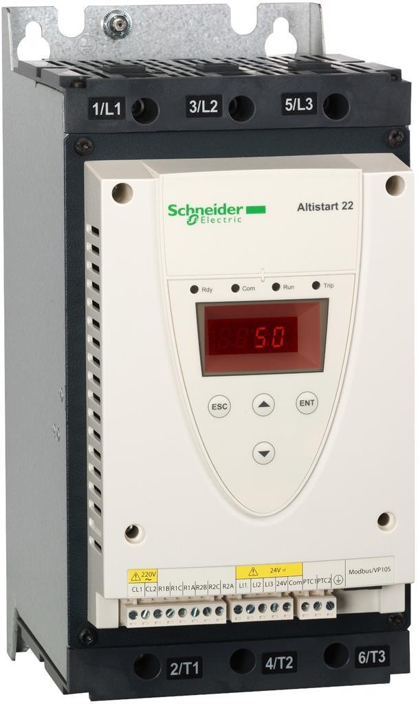 Софтстартер 3P 30kW ATS22 62A 230...440V IP20 SE, SCHNEIDER ELECTRIC НИСКО НАПРЕЖЕНИЕ, ATS22D62Q