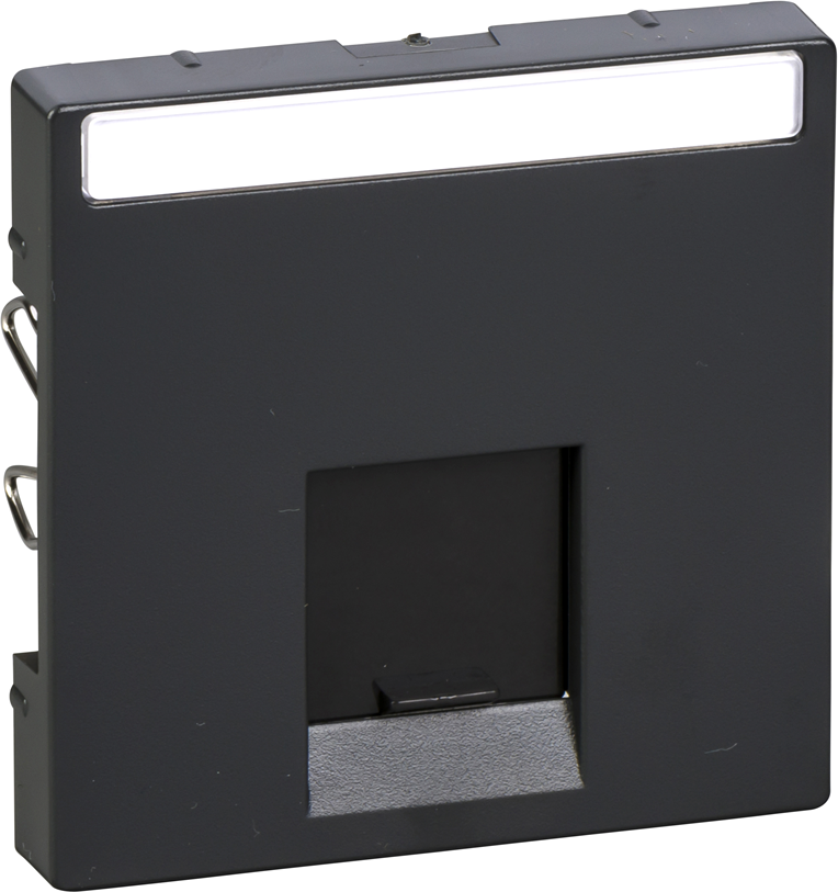 Лицев панел за RJ45 цвят Антрацит System M  Merten SE, SCHNEIDER ELECTRIC, MTN465814