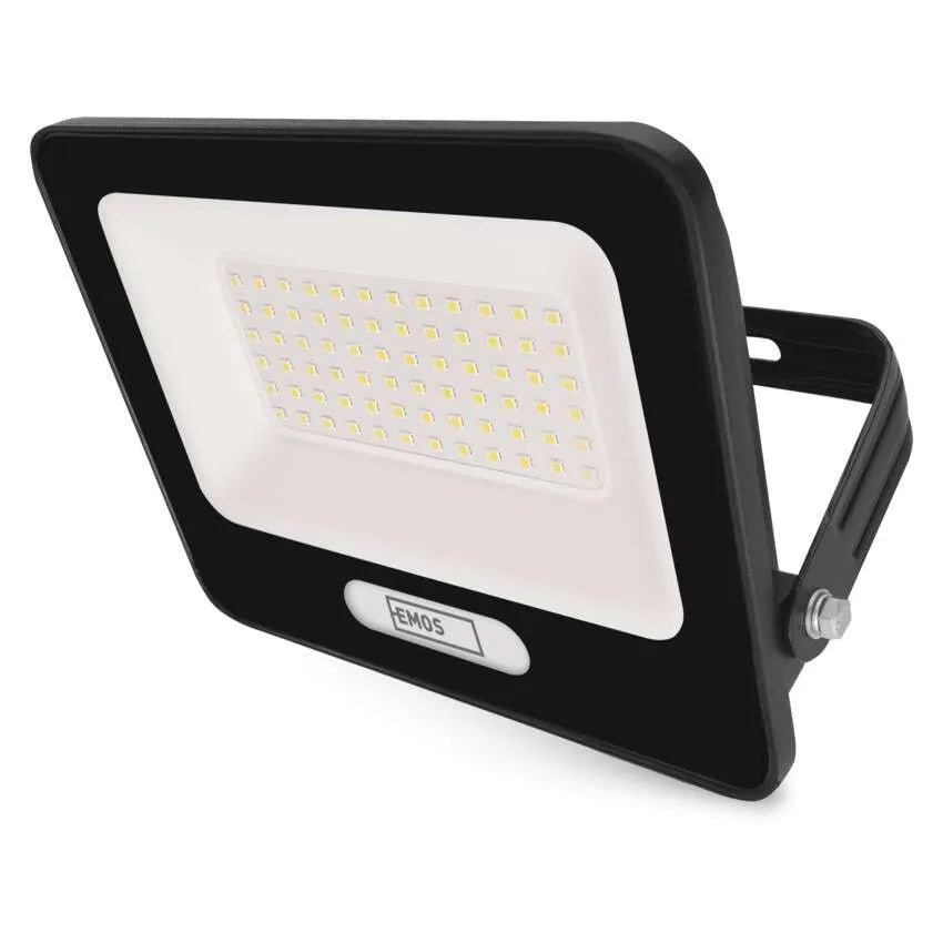 Прожектор LED 50W 4000K 5000lm 120° x 120° 20000h IP65 черен GLARO EMOS, ZS2244B
