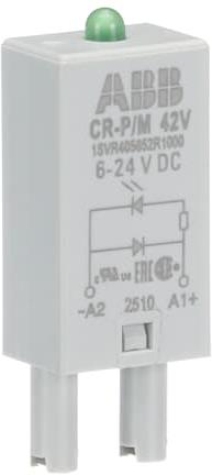 Диод 42 6...24 V DC за интерфейсно реле CR-P/M ABB, 1SVR405652R1000