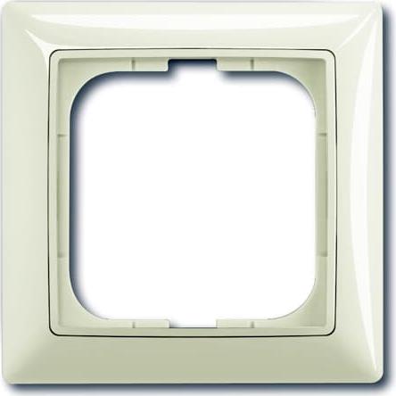 Рамка 1х цвят Chalet БЯЛ Basic 55 ABB /до изчерпване/, ЛИКВИДАЦИЯ, 2CKA001725A1511