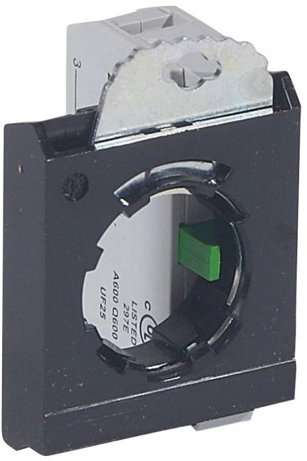 Основа 3х с контактен блок 1NO Ø22mm Osmoz Legrand, LEGRAND НИСКО НАПРЕЖЕНИЕ, 22972