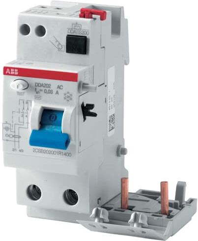 ДТЗ модул DDA202 2P 25A 300mA тип AC 2 мод. ABB, 2CSB202001R3250