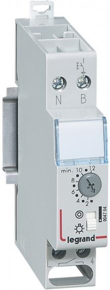 Стълбищен автомат, 7x 0.5s-12m, 1c/o 16A, 8...240Vac 1 модул Legrand, LEGRAND НИСКО НАПРЕЖЕНИЕ, 4704