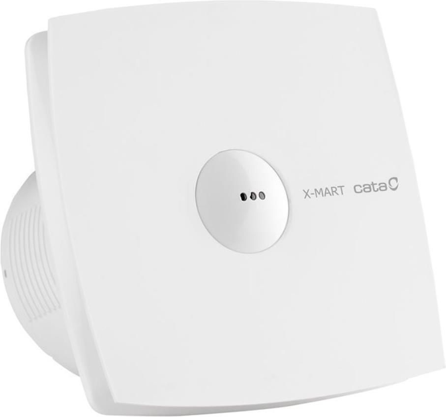 Вентилатор X-MART MATIC ф100мм, цвят Бял, 98м3/ч, 15W, 38dB с автоматина клапа CATA - C01015000